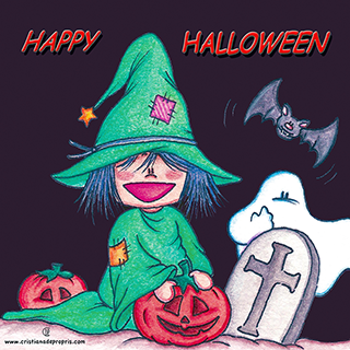vedi dettaglio Festa di Halloween: Bimba al cimitero